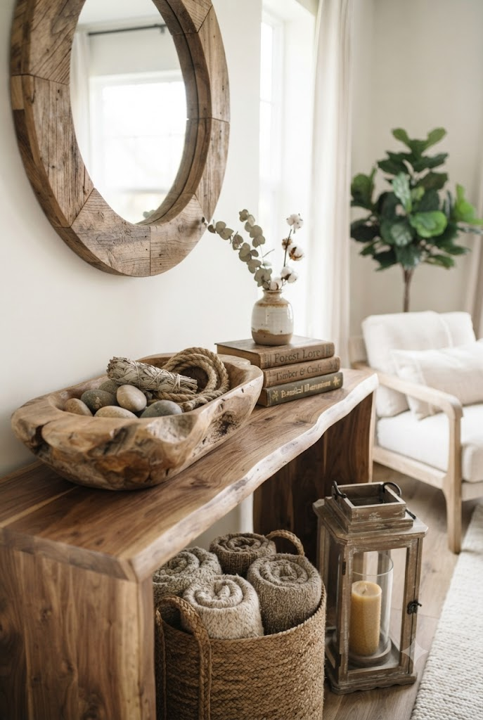 Rustic Wooden Decor Elements