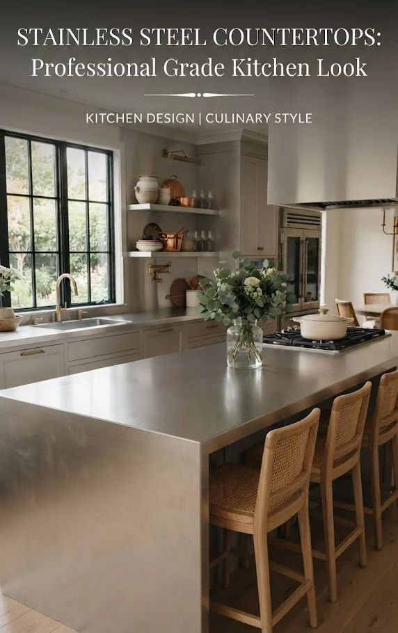 Stainless Steel Countertops for a Professional Kitchen Look