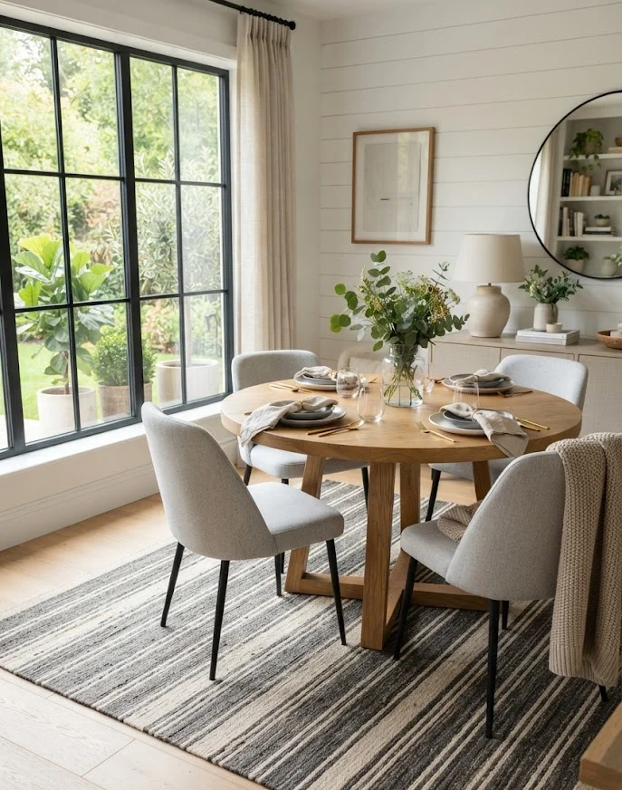 Striped Dining Rug