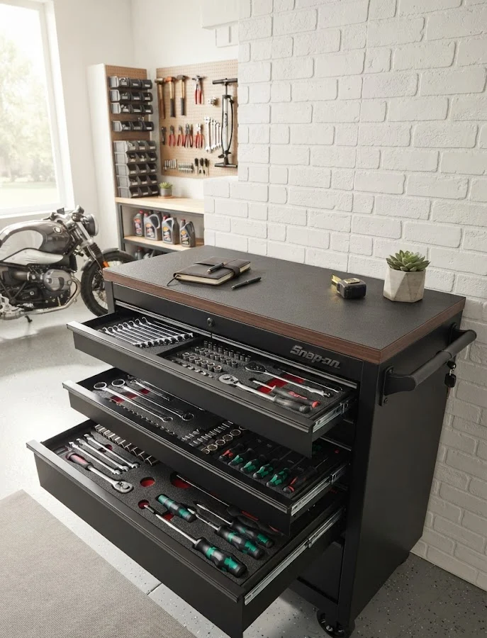 Tool Chest with Locking Drawers