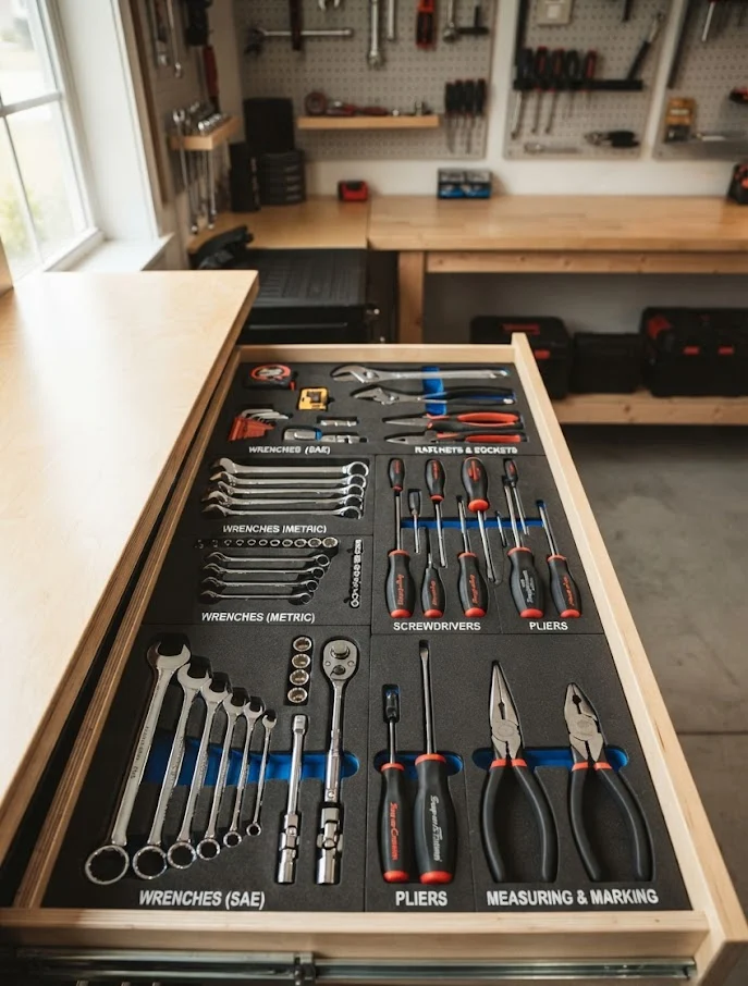 Tool Drawer Organizers