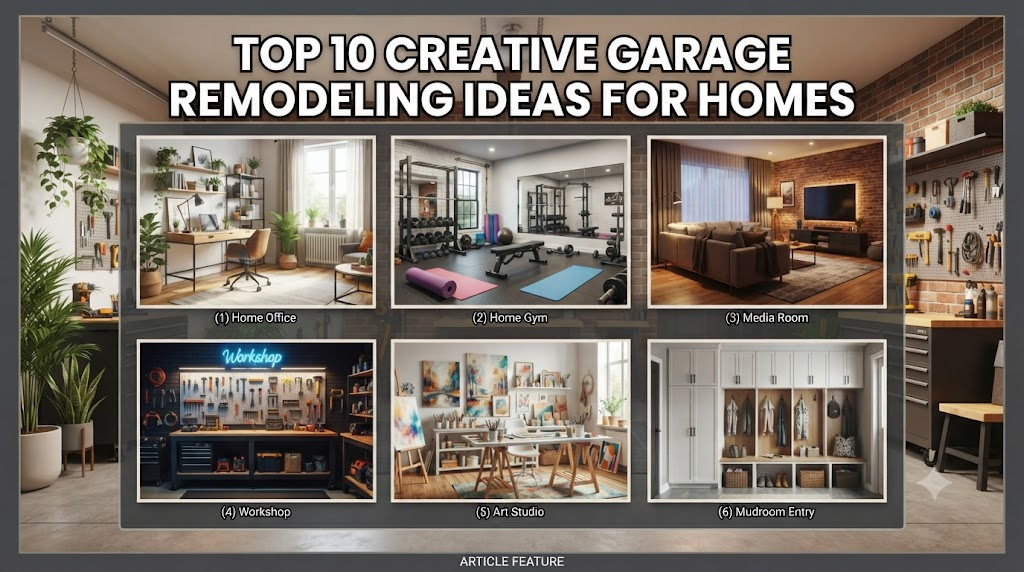 Top 10 Creative Garage Remodeling Ideas for Homes
