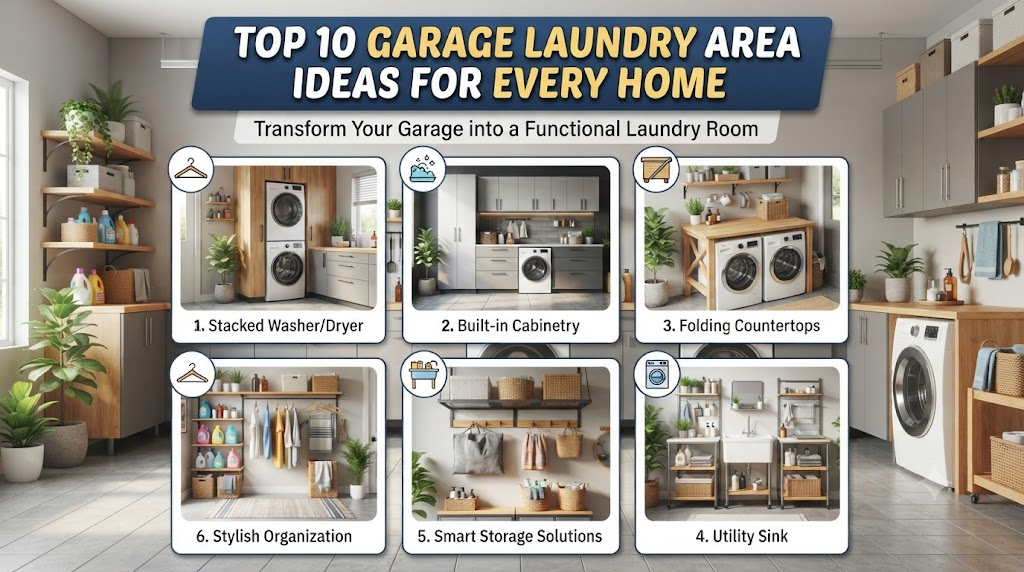 Top 10 Garage Laundry Area Ideas for Every Home