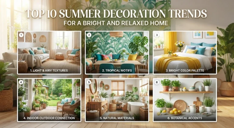 Top 10 Summer Decoration Trends for a Stylish Home