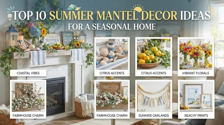 Top 10 Summer Mantel Decor Ideas for a Seasonal Home