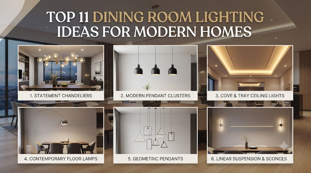 Top 11 Dining Room Lighting Ideas for Modern Homes