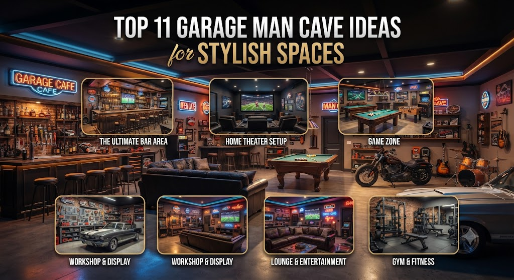 Top 11 Garage Man Cave Ideas for Stylish Spaces