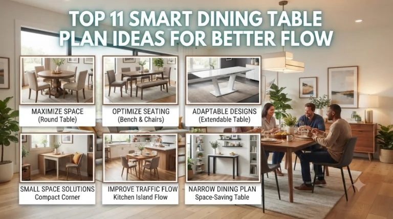 Top 11 Smart Dining Table Plan Ideas for Better Flow