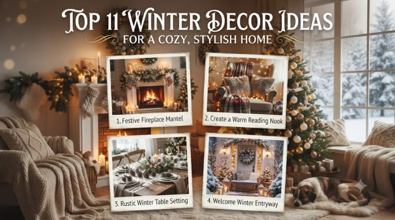 Top 11 Winter Decor Ideas for a Cozy, Stylish Home