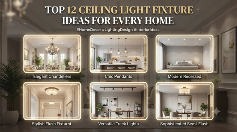Top 12 Ceiling Light Fixture Ideas for Every Home