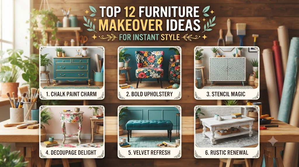 Top 12 Furniture Makeover Ideas for Instant Style