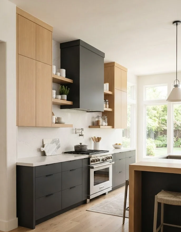 Two-Tone Kitchen Cabinet