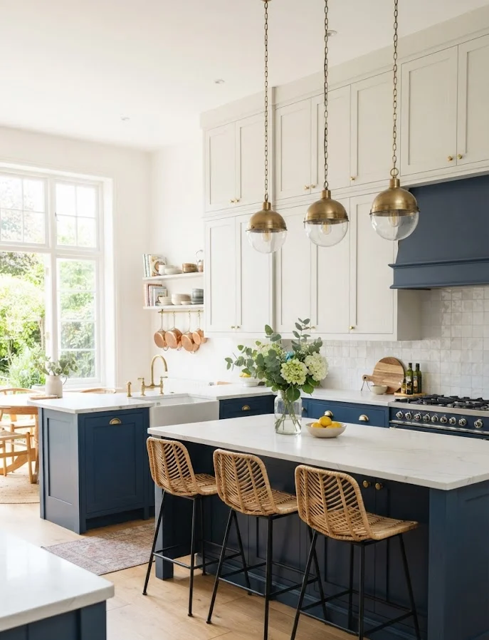Two-Tone Kitchen Cabinets