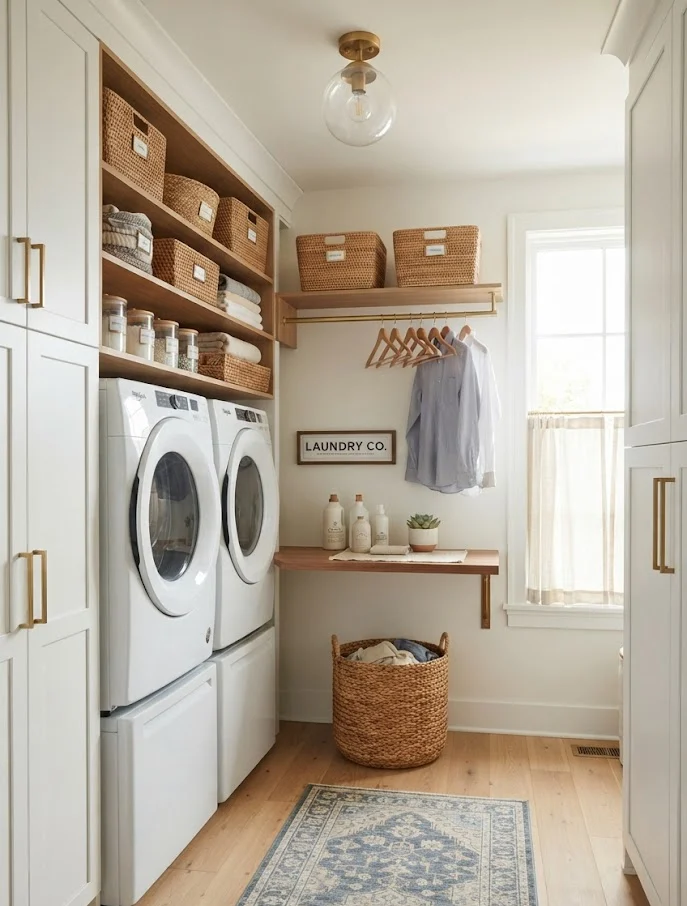 Use Decorative Storage Baskets