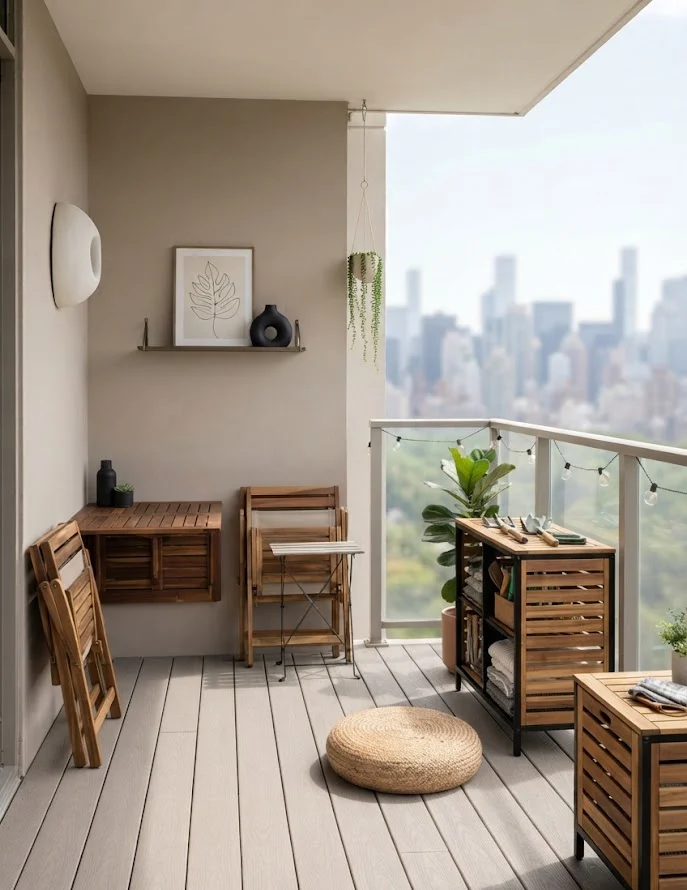 Use Foldable and Multi-Purpose Furniture