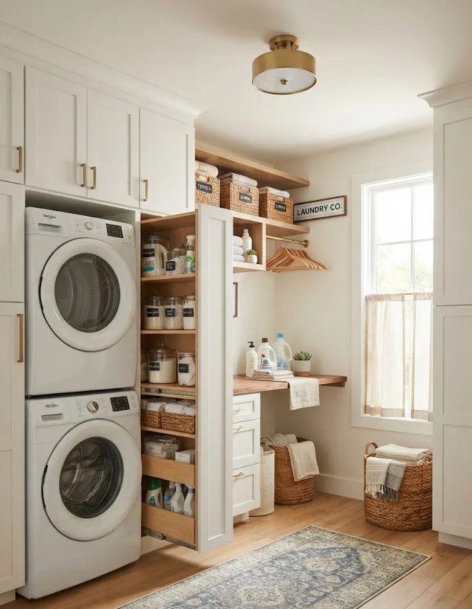Use Pull-Out Storage Drawers