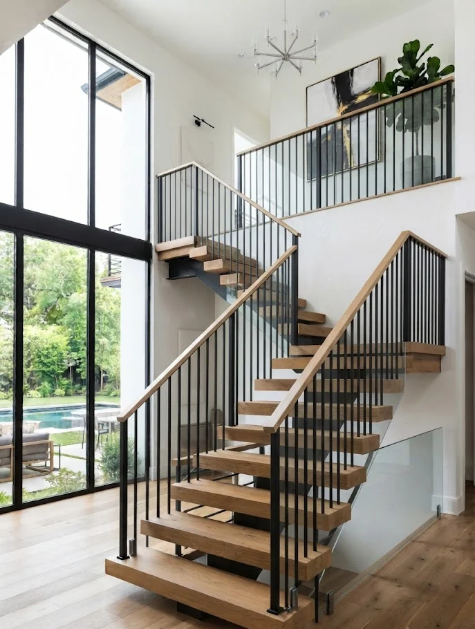 Vertical Metal Baluster Railing