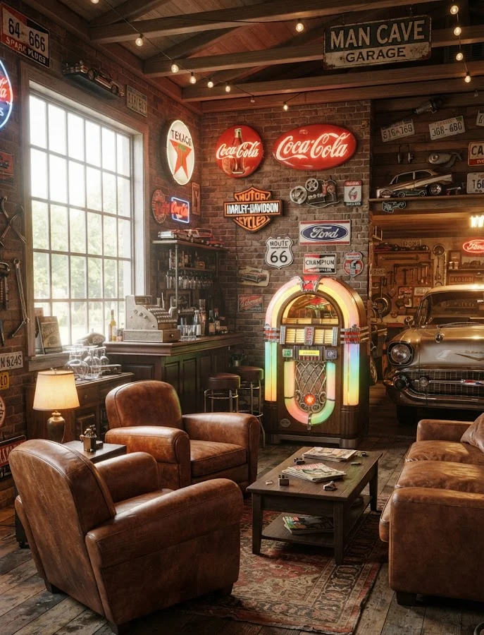 Vintage Garage Man Cave