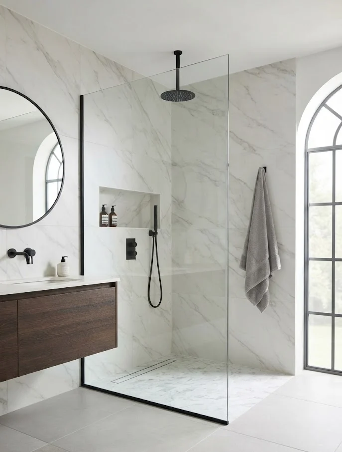 Walk-In Standing Shower