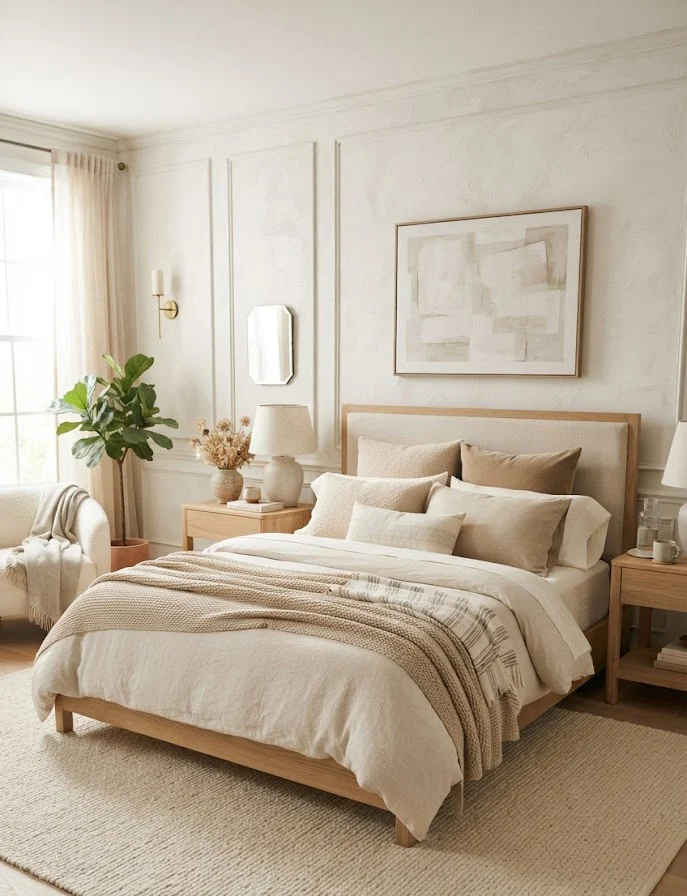 Warm Beige and Cream Layers