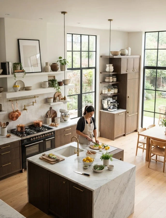 Zoned Kitchen Layout