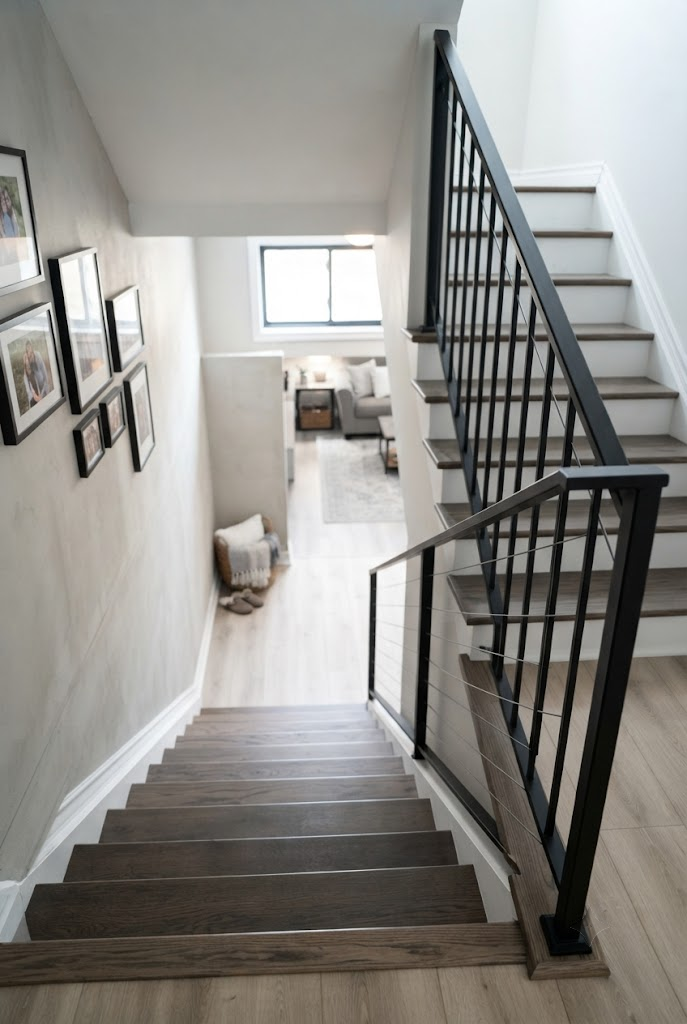 Modern Metal Stair Railing