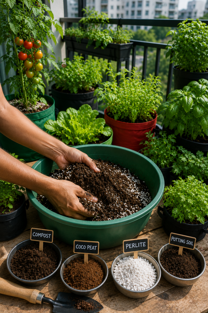 Prepare the Perfect Soil Mix for Healthy Vegetables
