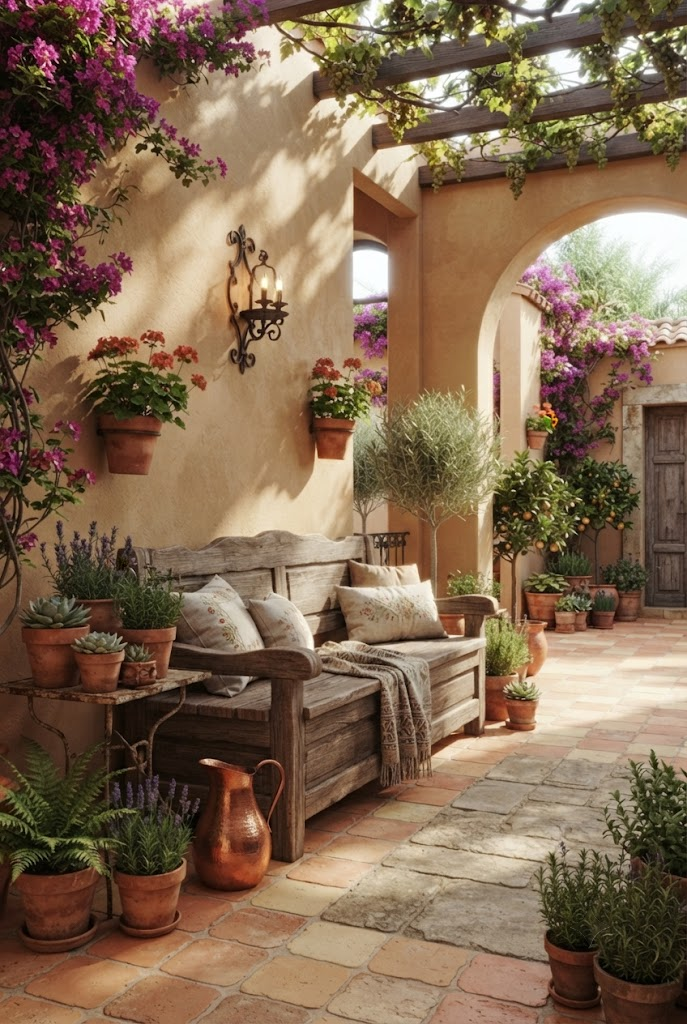 Create a Cozy Courtyard-Inspired Space