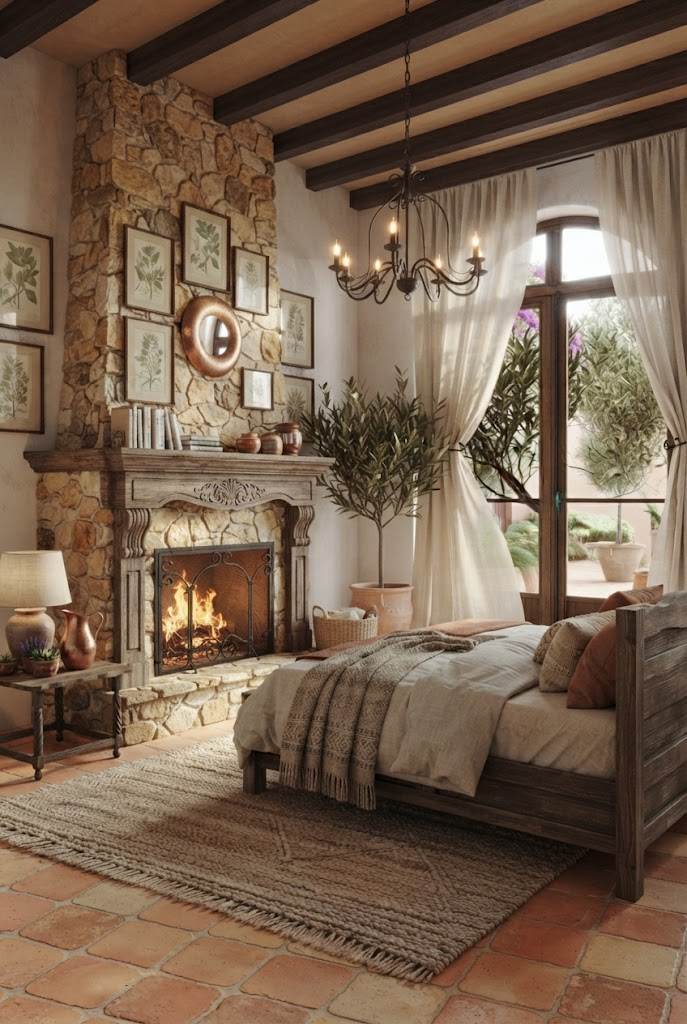 Add a Stone Fireplace