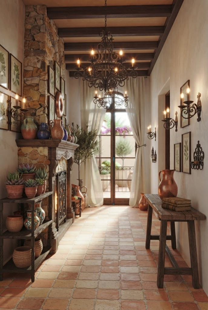 Add Wrought Iron Lighting