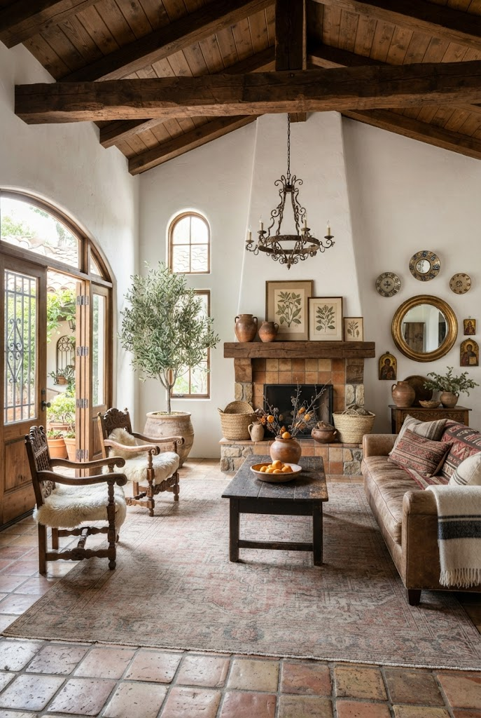 Expose Natural Wooden Ceiling Beams