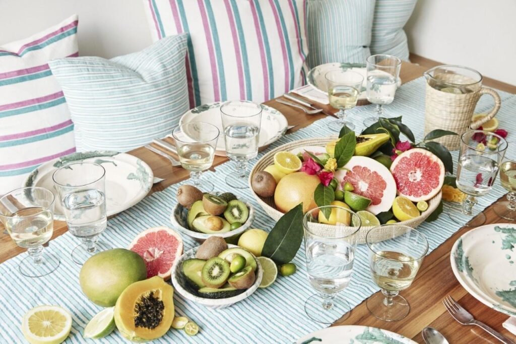 Fruit-Inspired Summer Table Centerpieces