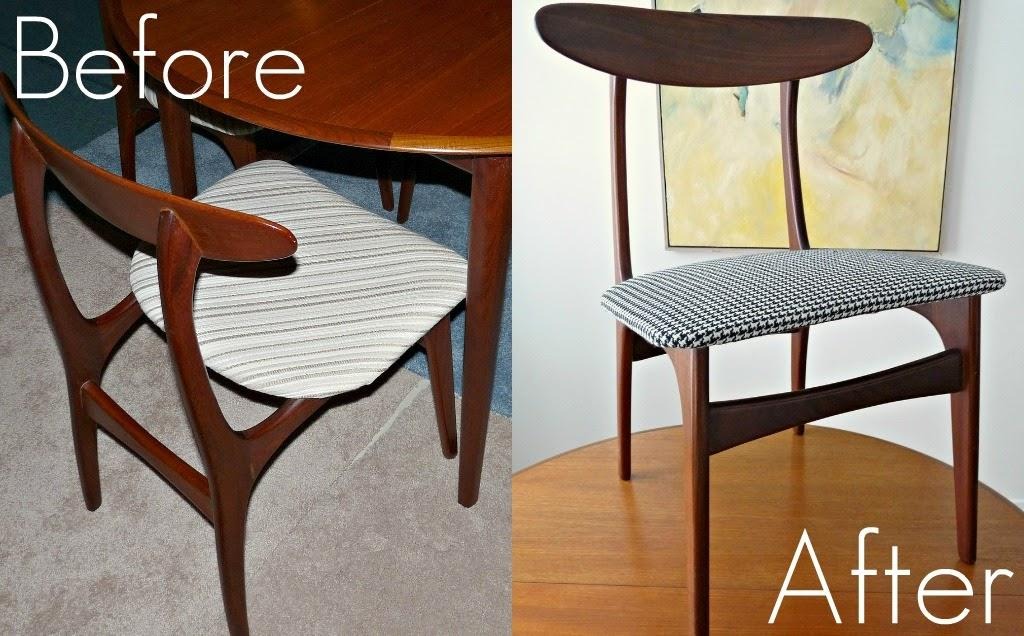 Reupholstering Chairs with New Fabric