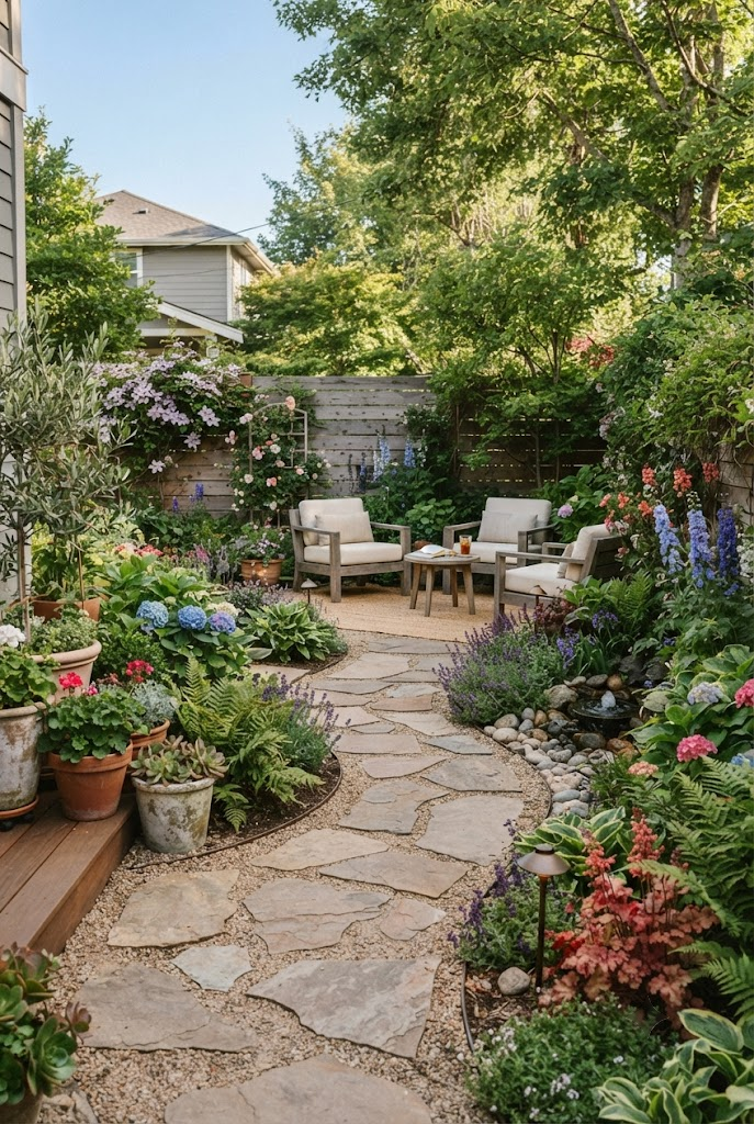 Add a Curved Garden Path