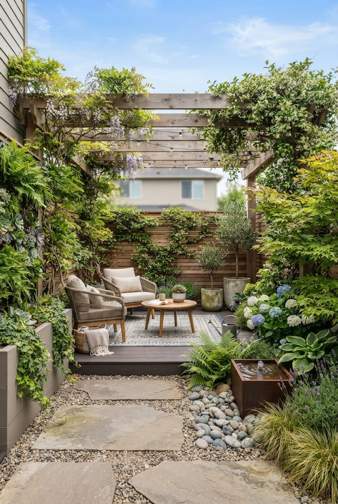 Add a Pergola or Garden Arbor