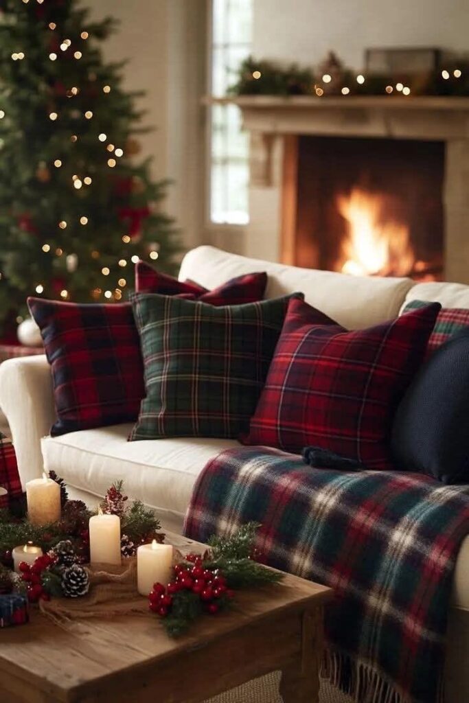 Cozy Plaid & Heritage Holiday Decor